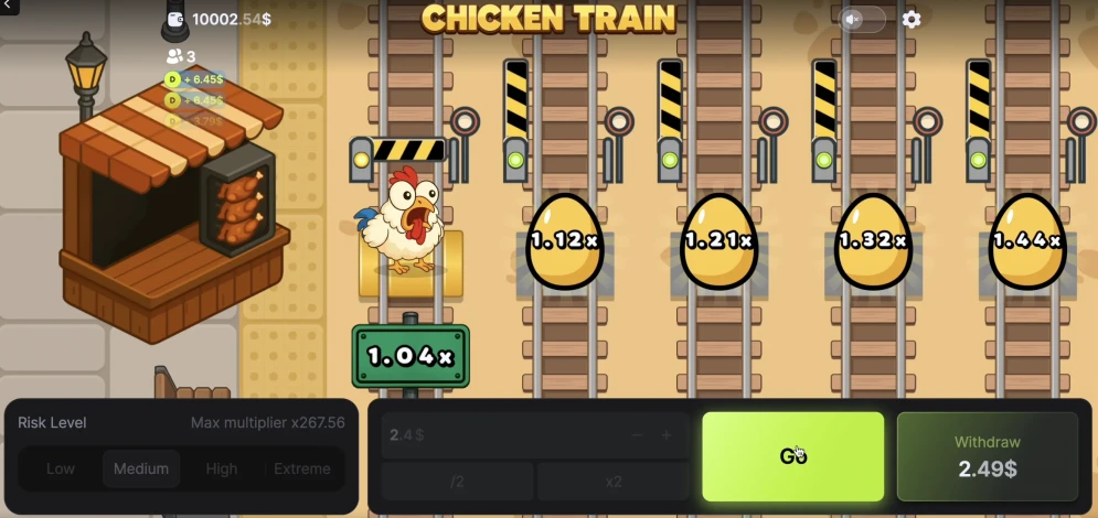 Chicken vs Train Game