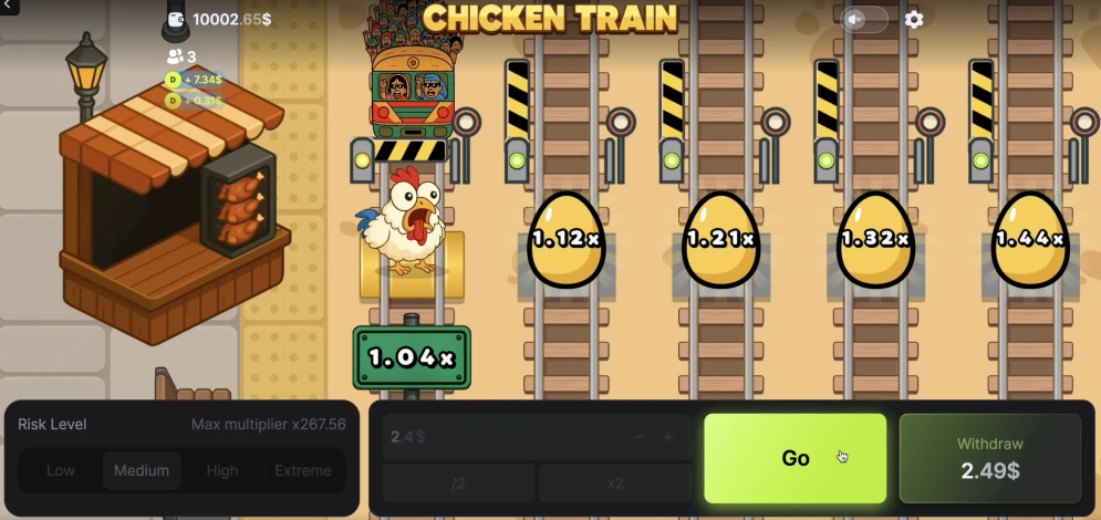 Chicken vs Train
