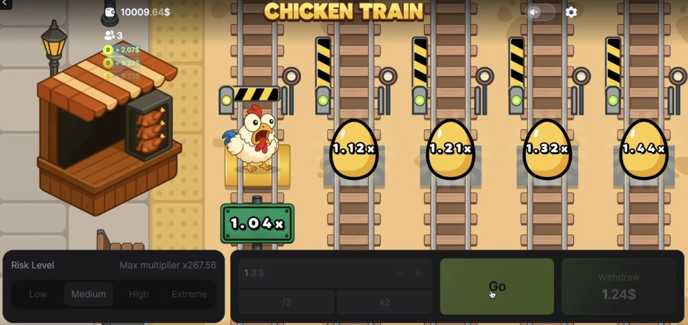 Chicken vs Train demo